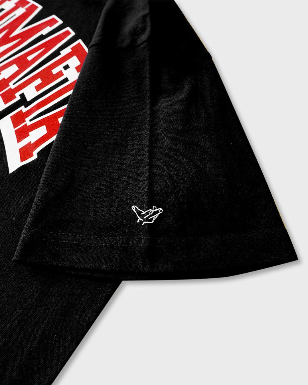 COLLEGE LOGO TEE BLACK