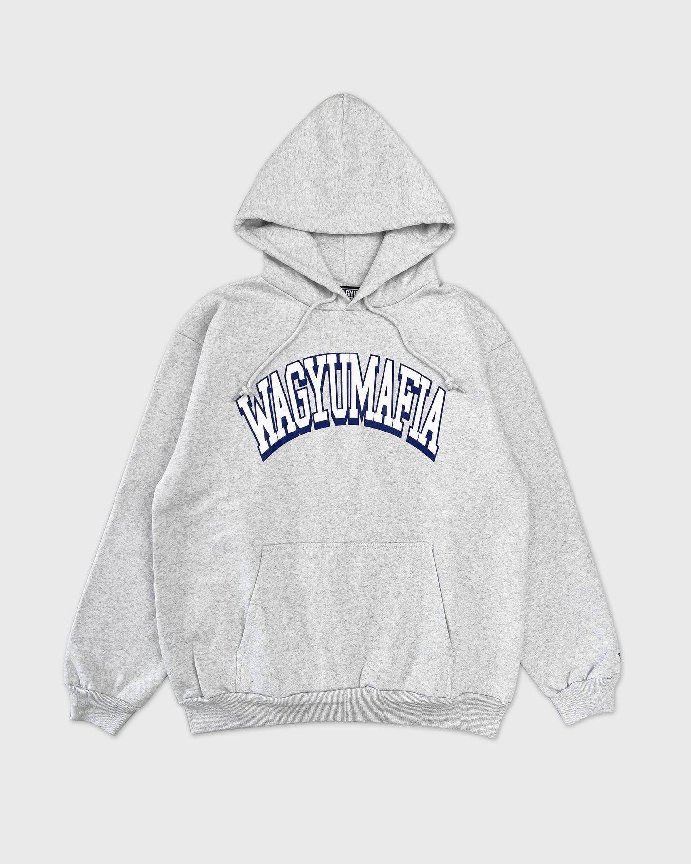 WAGYUMAFIA COLLEGE LOGO HOODIE ASH