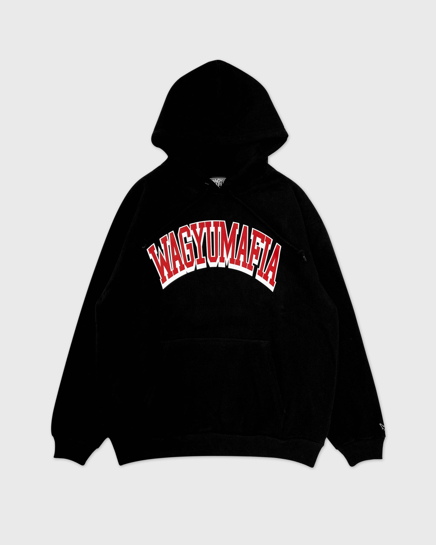 WAGYUMAFIA COLLEGE LOGO HOODIE BLACK