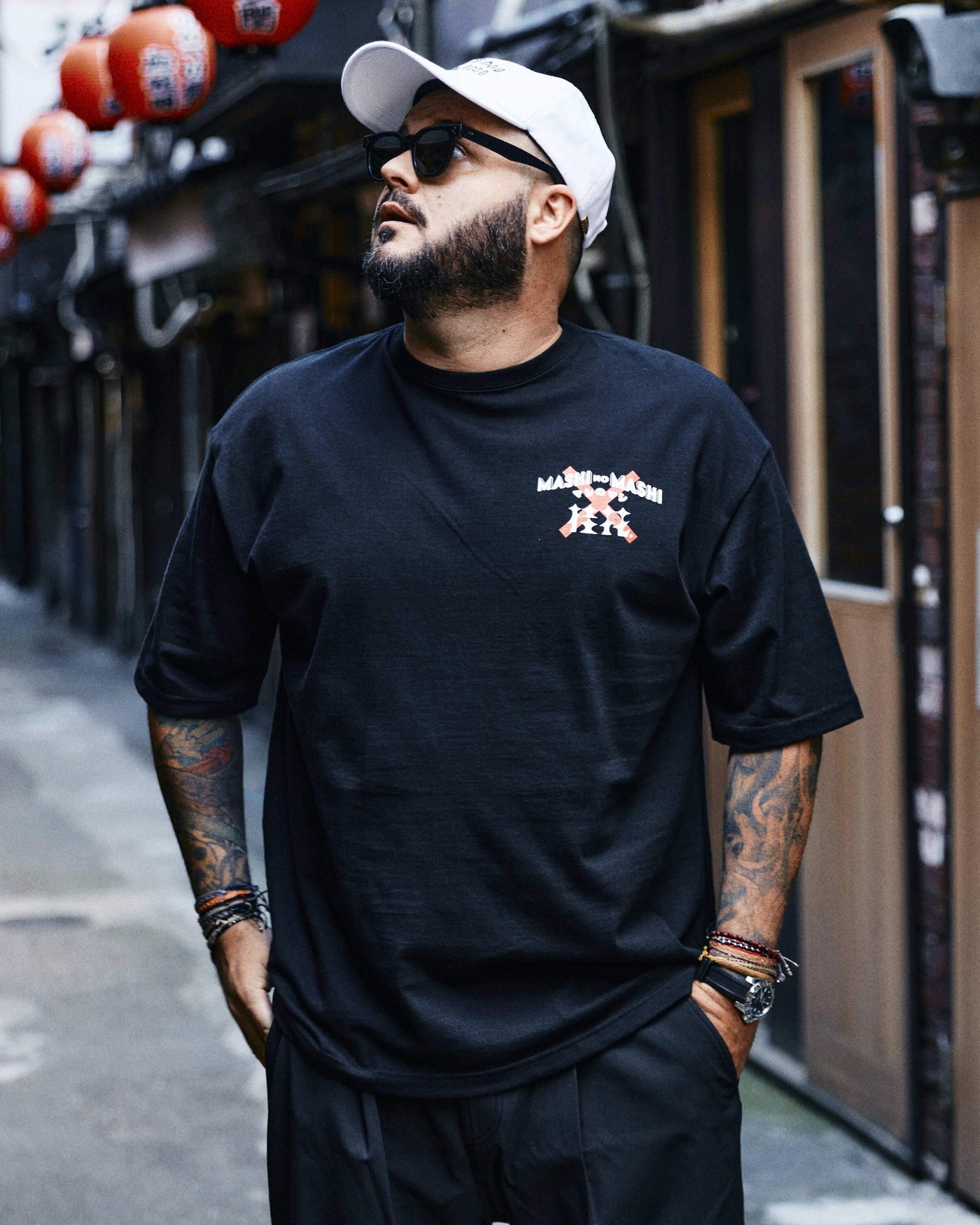 桂花ラーメン × MASHI NO MASHI TOKYO T SHIRT